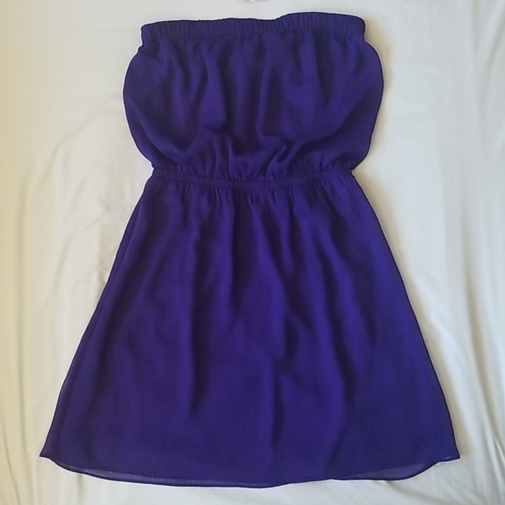 Express tube dress purple